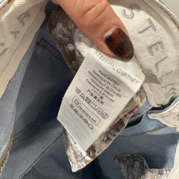 Stella McCartney Floral-Embroidered Flare Jeans - Picture 14 of 14